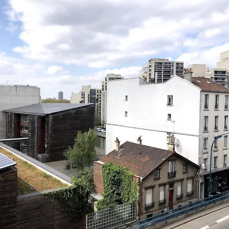 Apartman Bright By The Canal Pantin